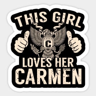 CARMEN Sticker